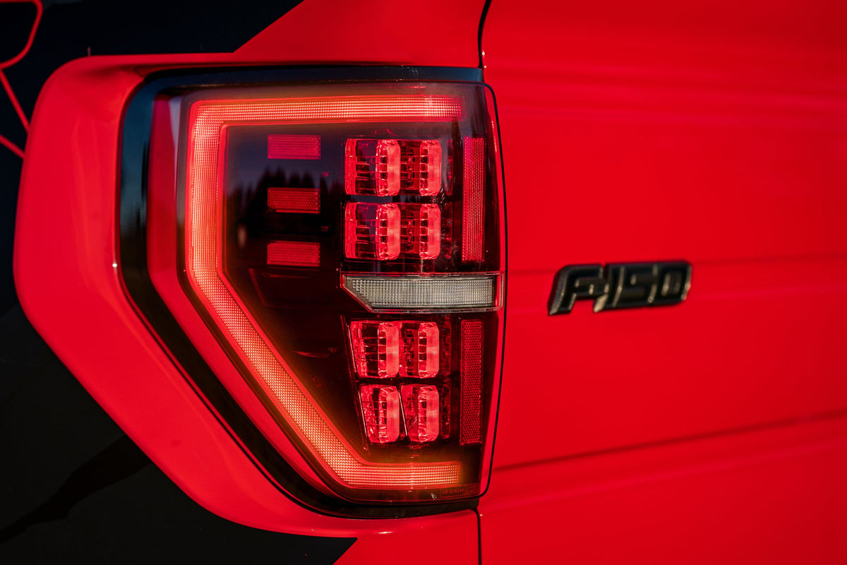 XB LED Tail Lights: Ford F-150 (09-14 / Red Lens / Set) - Tail Lights (Image 6 of 6)