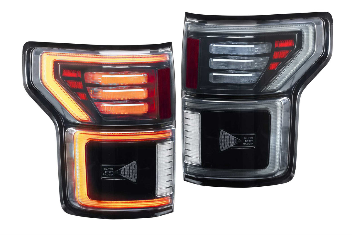 XB LED Tail Lights: Ford F-150 (15-20 / Smoked Lens / Set) - Tail Lights (Image 1 of 6)