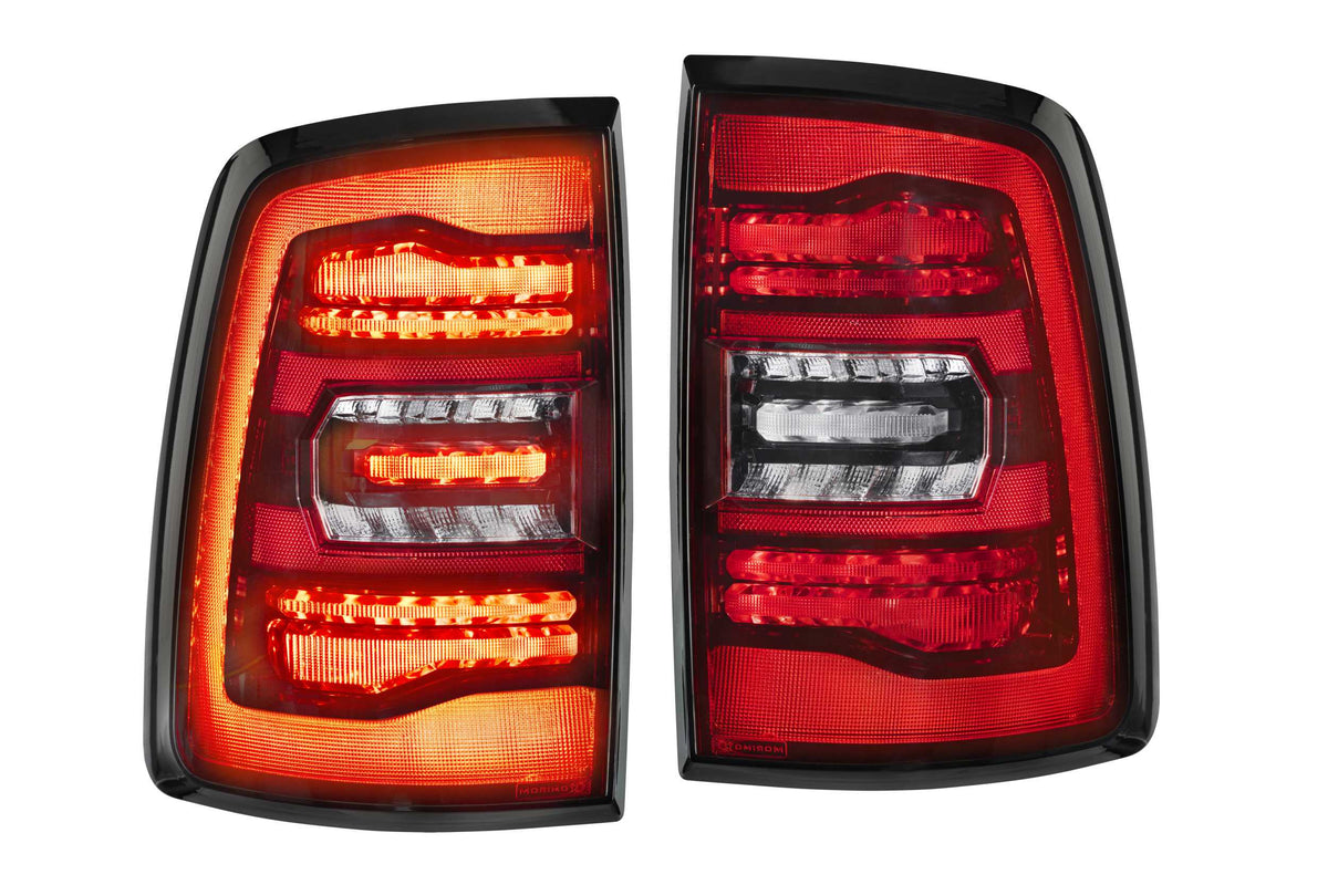 XB LED Tail Lights: Dodge Ram (09-18 / Gen II / Red Lens / Set) - Tail Lights (Image 1 of 6)
