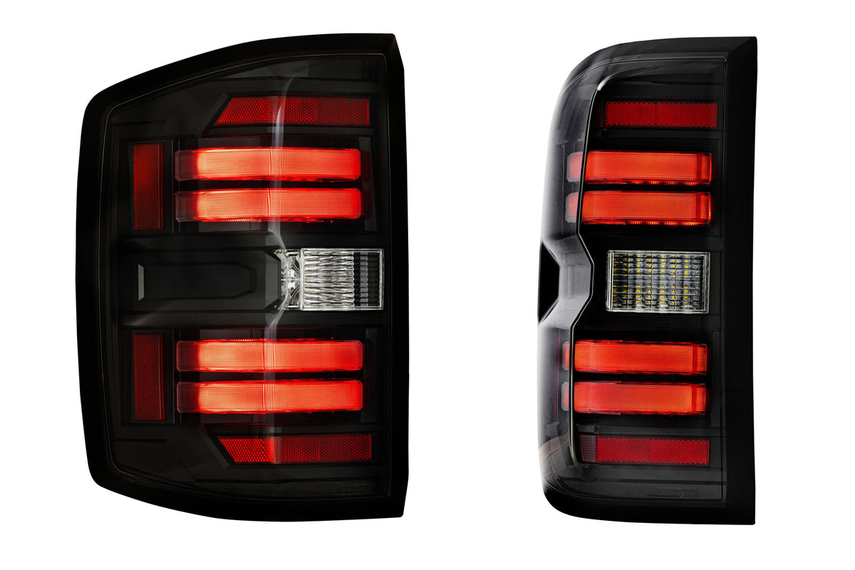 XB LED Tail Lights: Chevrolet Silverado (14-19 / Smoked Lens / Set) - Tail Lights (Image 3 of 6)