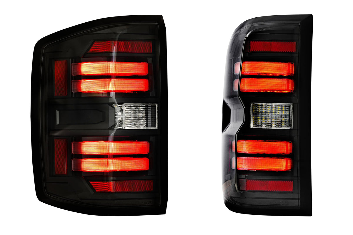 XB LED Tail Lights: Chevrolet Silverado (14-19 / Smoked Lens / Set) - Tail Lights (Image 4 of 6)