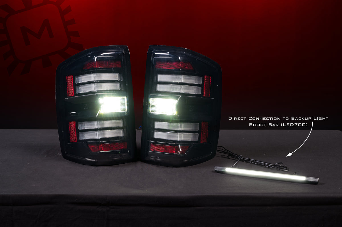 XB LED Tail Lights: Chevrolet Silverado (14-19 / Smoked Lens / Set) - Tail Lights (Image 6 of 6)