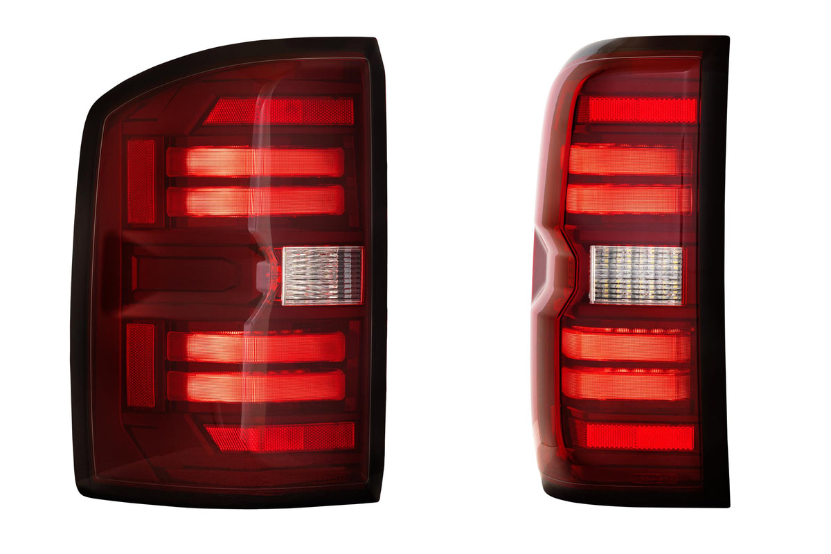 XB LED Tail Lights: GMC Sierra (14-18 / Red Lens / Set) - Tail Lights (Image 3 of 6)