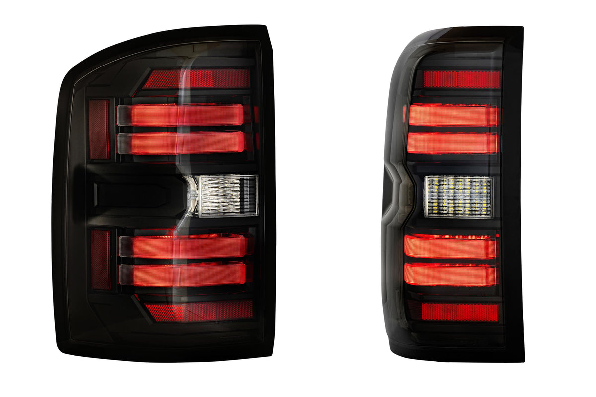 XB LED Tail Lights: GMC Sierra (14-18 / Smoked Lens / Set) - Tail Lights (Image 3 of 6)