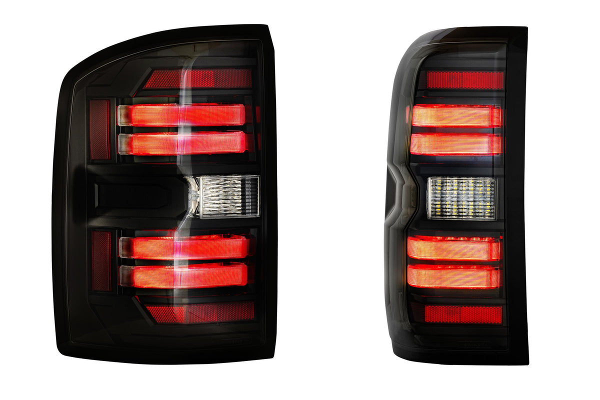 XB LED Tail Lights: GMC Sierra (14-18 / Smoked Lens / Set) - Tail Lights (Image 4 of 6)