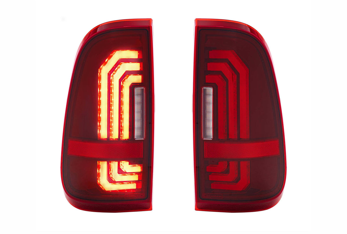 XB LED Tail Lights: Ford Super Duty (99-16 / Red Lens / Set) - Tail Lights (Image 1 of 6)