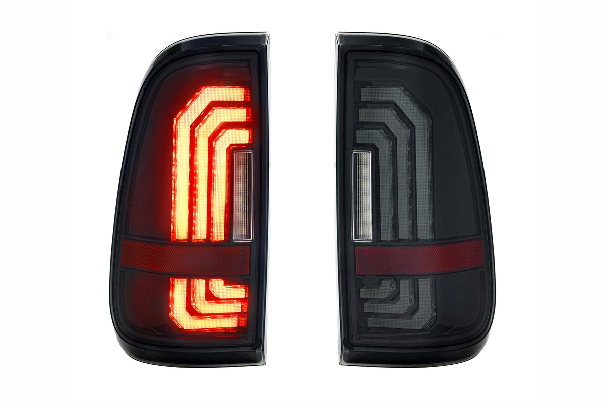 XB LED Tail Lights: Ford Super Duty (99-16 / Smoked Lens / Set) - Tail Lights (Image 1 of 6)