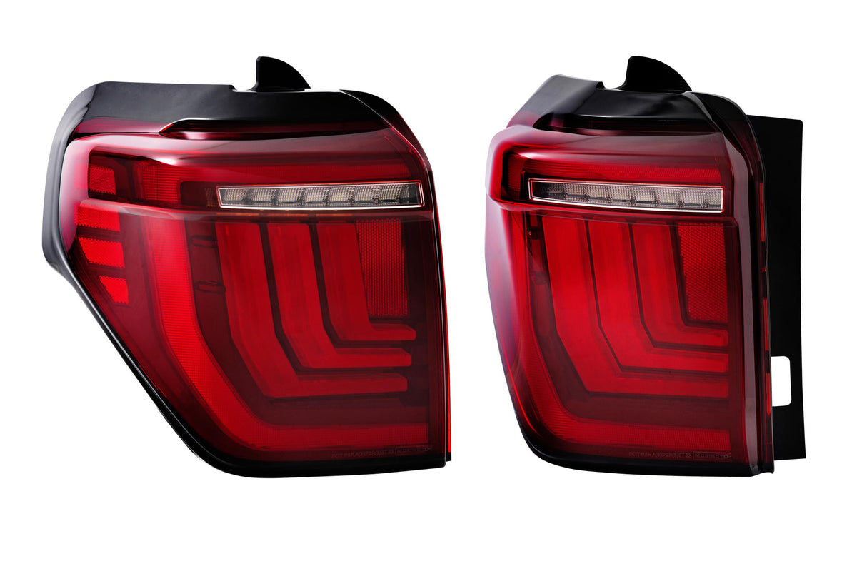 XB LED Tail Lights: Toyota 4Runner (10-24 / Red Lens / Set) - Tail Lights (Image 1 of 6)