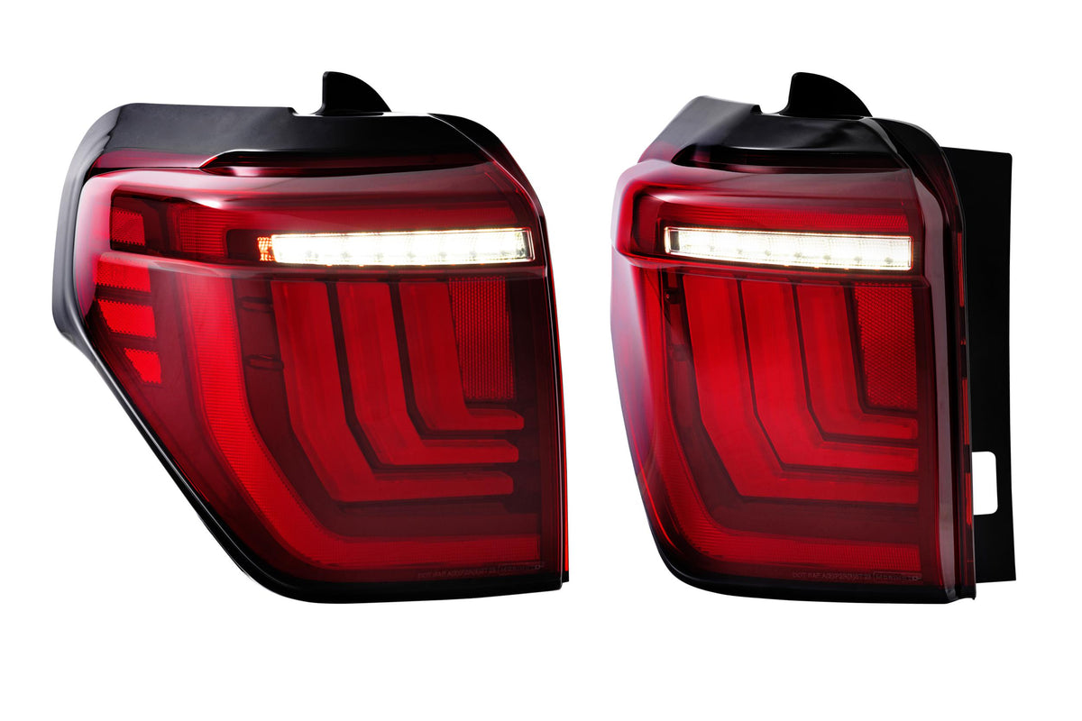 XB LED Tail Lights: Toyota 4Runner (10-24 / Red Lens / Set) - Tail Lights (Image 2 of 6)