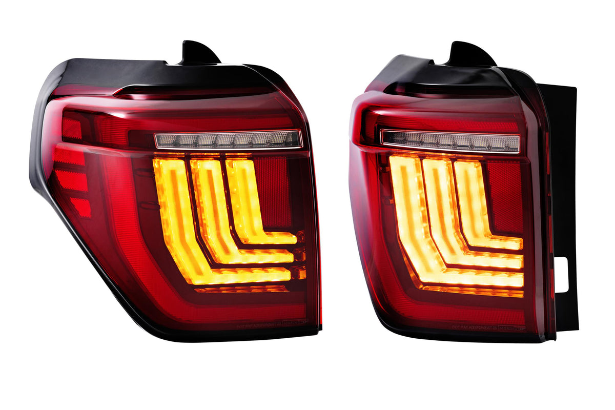 XB LED Tail Lights: Toyota 4Runner (10-24 / Red Lens / Set) - Tail Lights (Image 4 of 6)