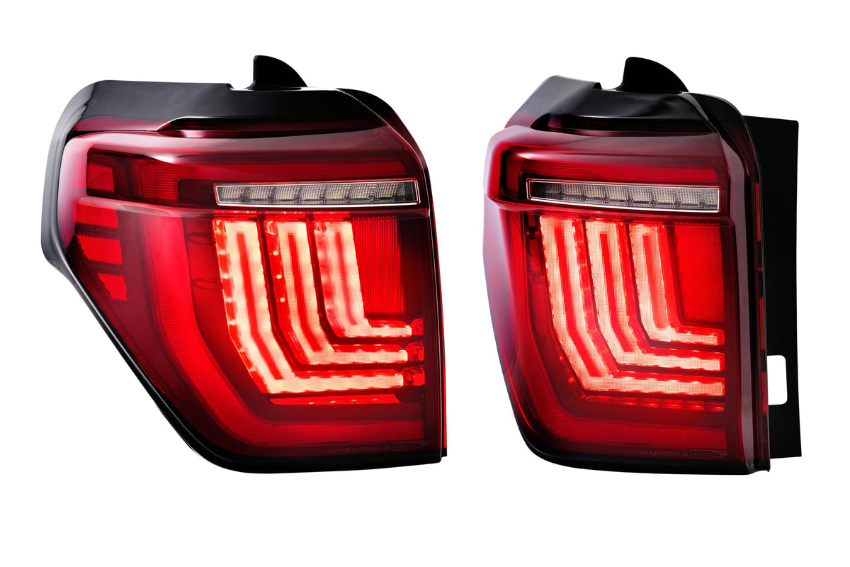 XB LED Tail Lights: Toyota 4Runner (10-24 / Red Lens / Set) - Tail Lights (Image 5 of 6)