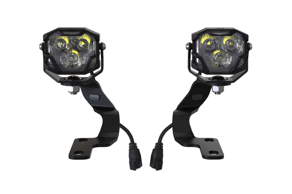 Morimoto 4Banger Ditch Light Kit: 03-09 Lexus GX470 (HXB Yellow Combo Beam) - Off Road - Veh. Spec (Image 2 of 6)