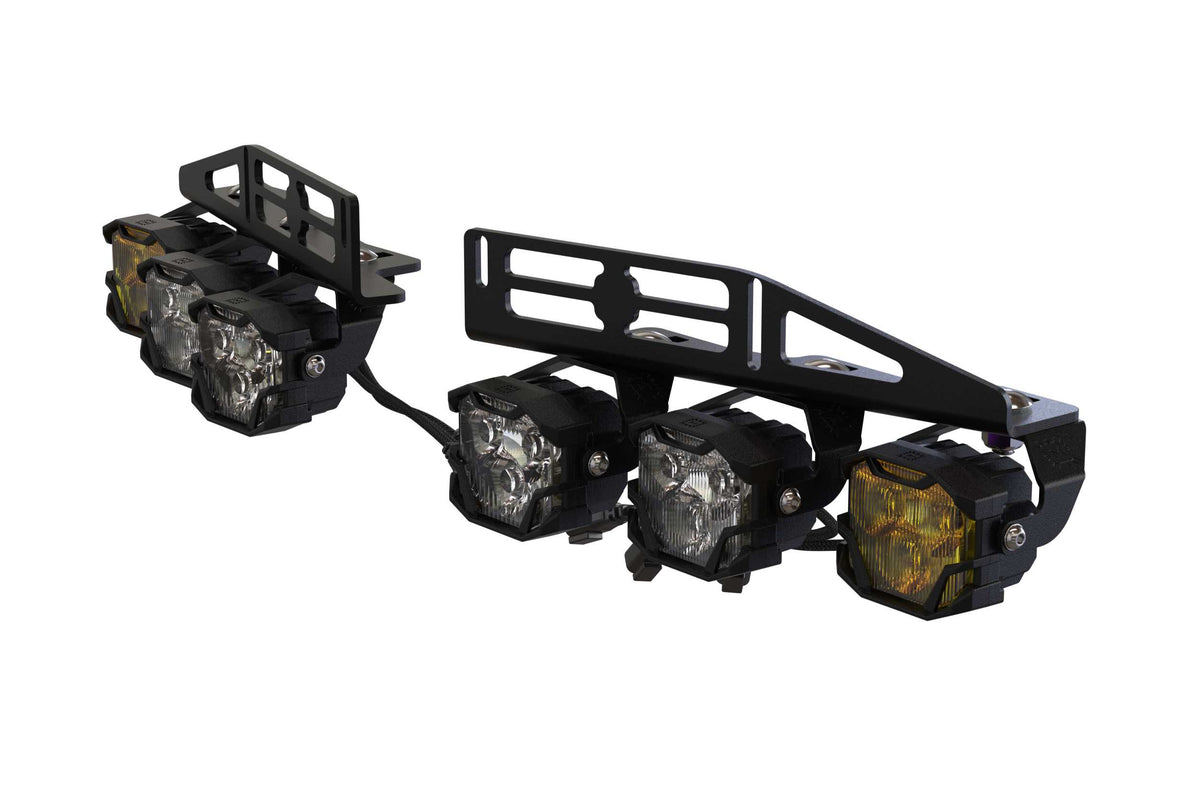 4Banger Fog Lights: 15-20 Ford Raptor (NCS Yellow Wide / Wide / Wide) - Off Road - Veh. Spec (Image 2 of 6)