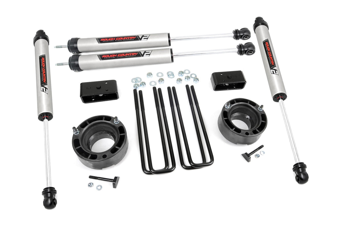 Rough Country 36270 2.5 Inch Lift Kit | V2 | Ram 1500 4WD (1994-2001) - Image 1