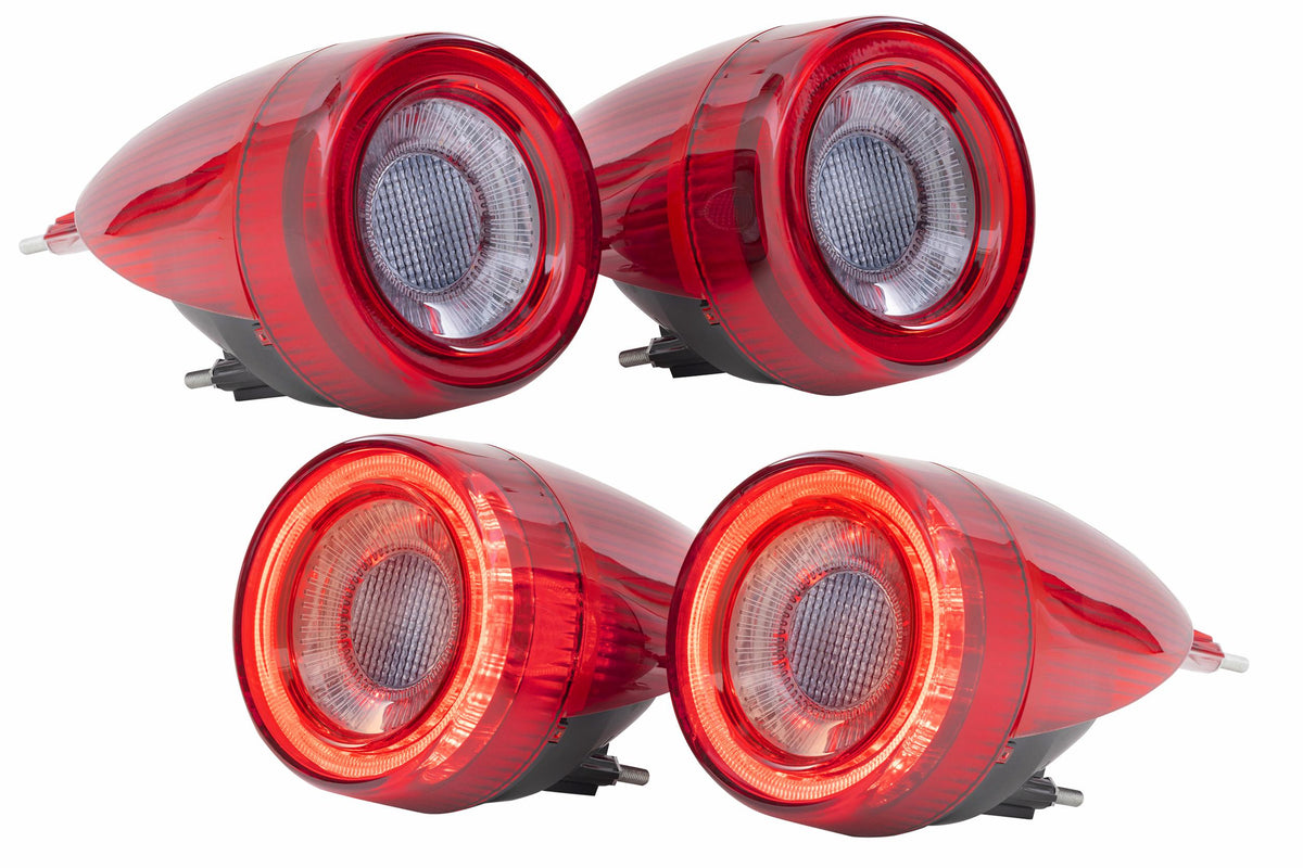 XB LED Tail Lights: Ferrari F430 (05-10 / Red Lens / Set) - Tail Lights (Image 1 of 6)