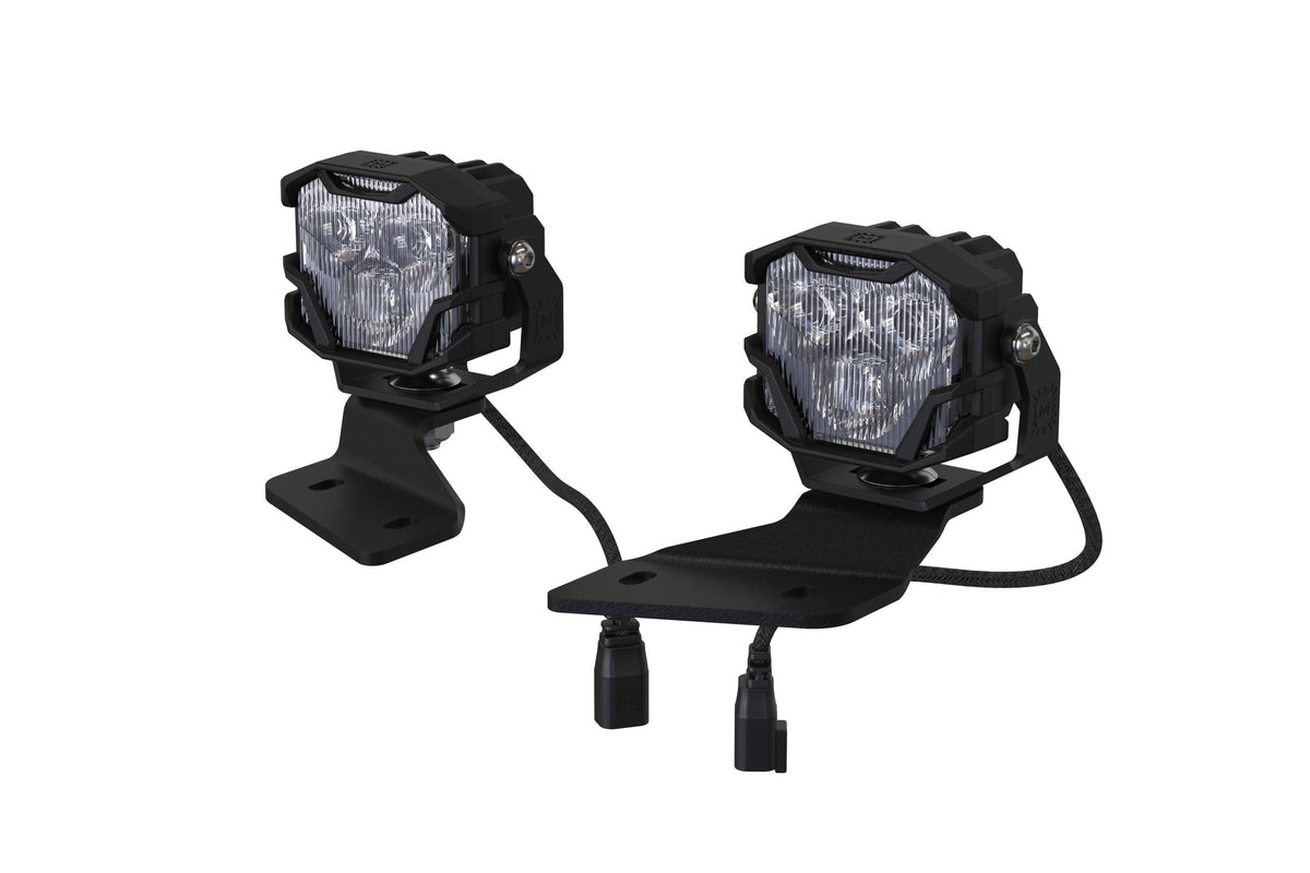 Morimoto 4Banger Ditch Light Kit: 2021+ Bronco (NCS Yellow Combo Beam) - Off Road - Veh. Spec (Image 1 of 6)