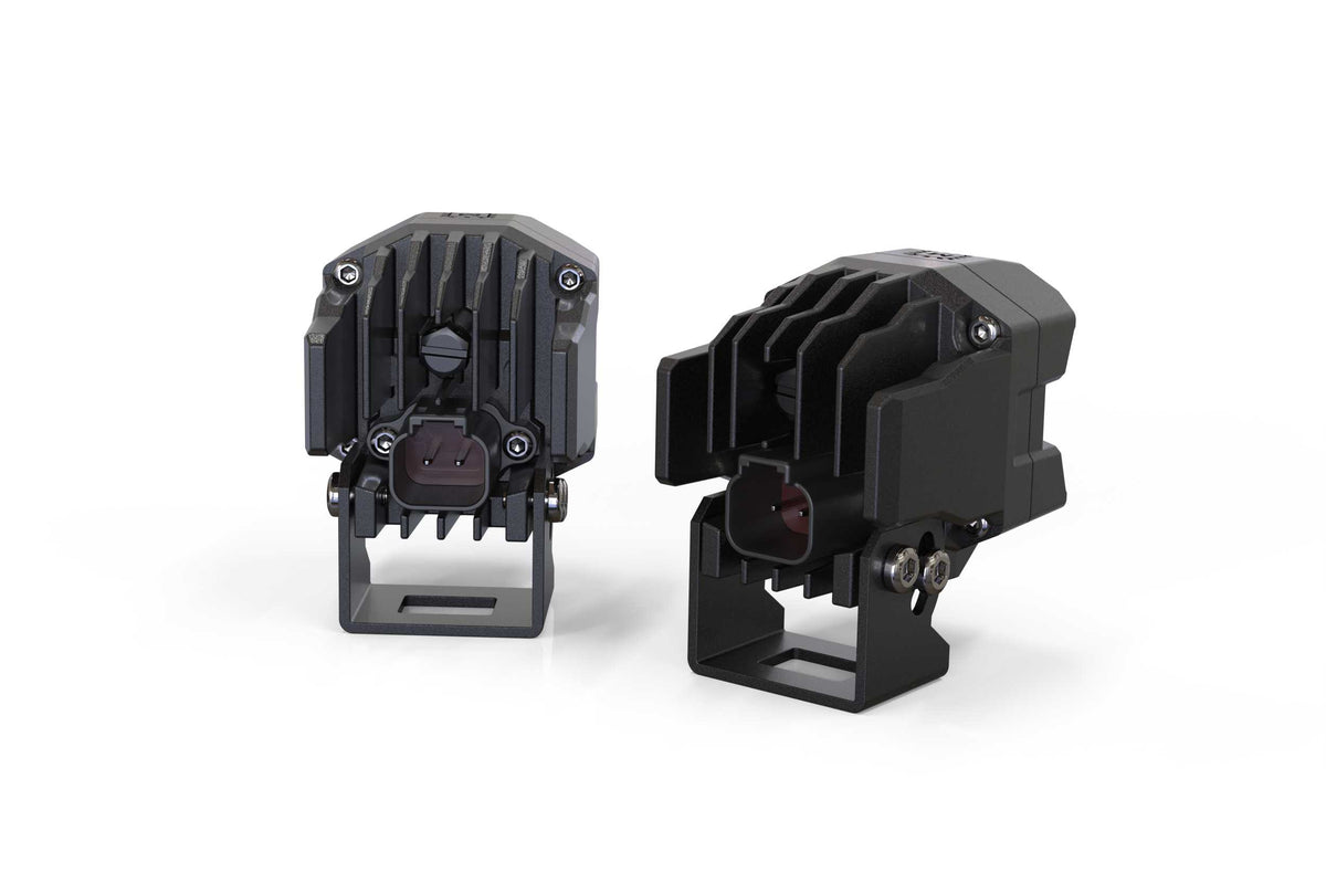 Morimoto 1Banger HXB LED Pods (Flood / Yellow / Set) - Off Road - Universal (Image 2 of 6)