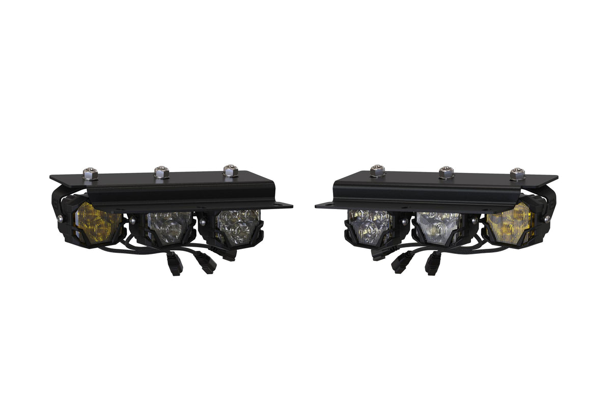 Morimoto 4Banger Triple Fog Kit: Bronco (21+ / Brackets only / Set) - Off Road - Veh. Spec (Image 2 of 6)