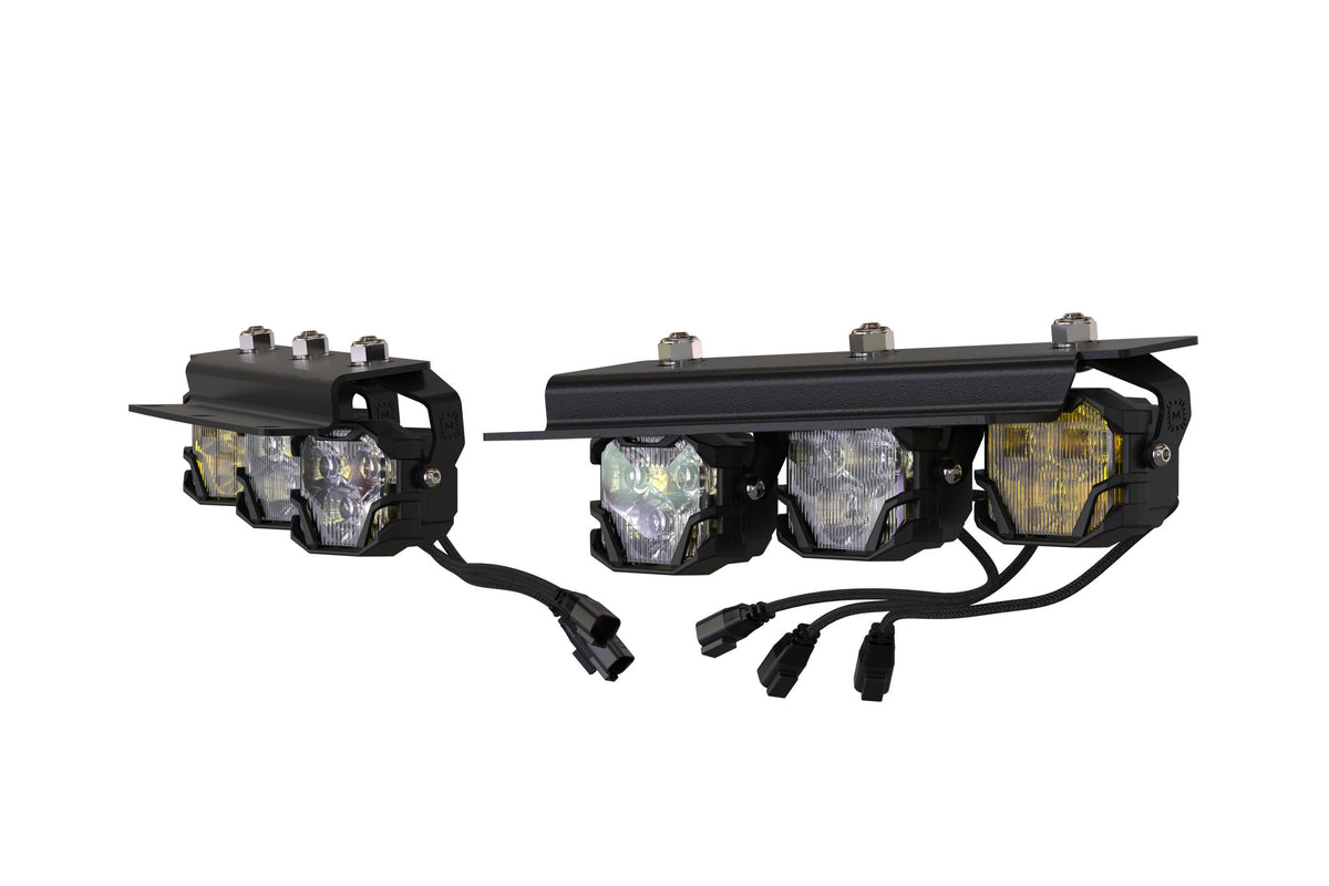 Morimoto 4Banger Triple Fog Kit: Bronco (21+ / Brackets only / Set) - Off Road - Veh. Spec (Image 3 of 6)