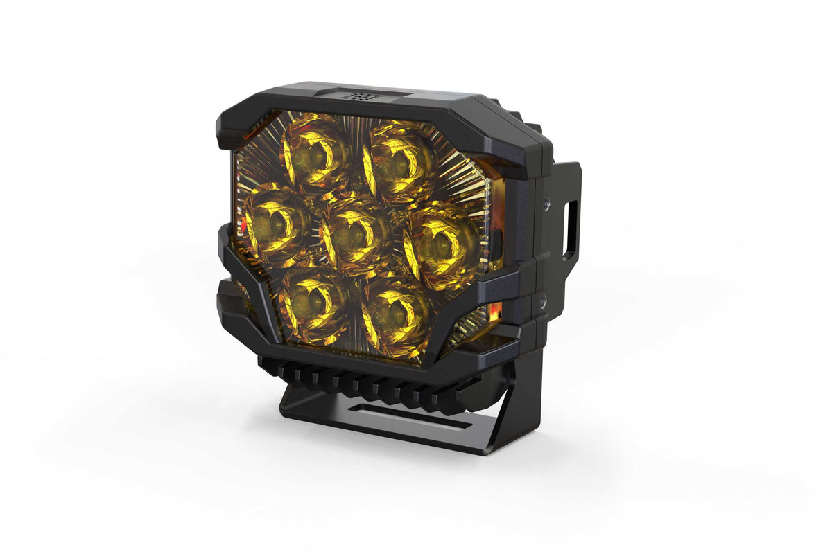 Morimoto BigBanger HXB LED Pod (Spot / Yellow / Each) - Off Road - Universal (Image 1 of 6)