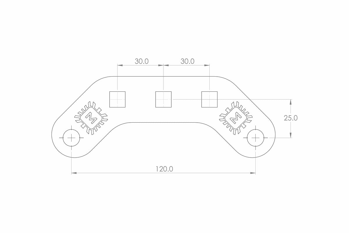 Morimoto Double Pod Adapters (Set) - Off Road - Universal (Image 3 of 6)