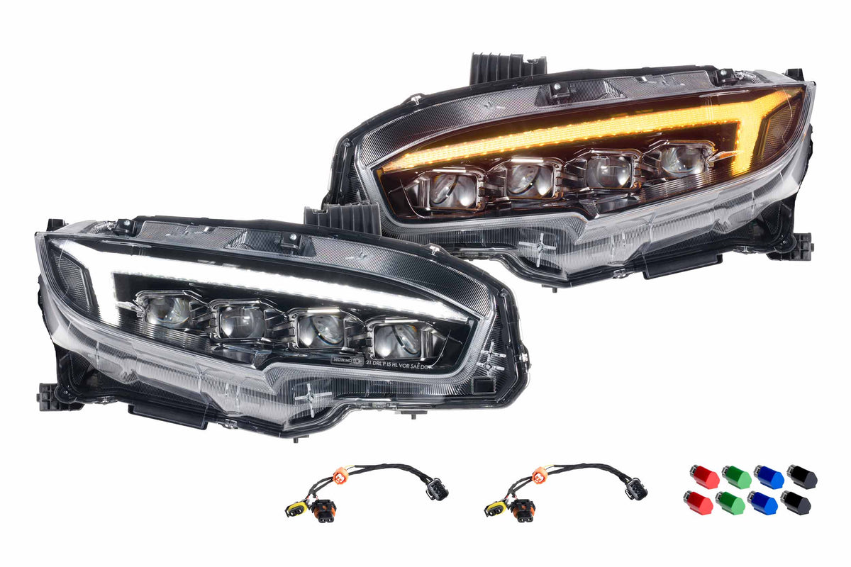 XB LED Headlights: Honda Civic (16-21 / Gen II / Set) - Headlights (Image 1 of 6)