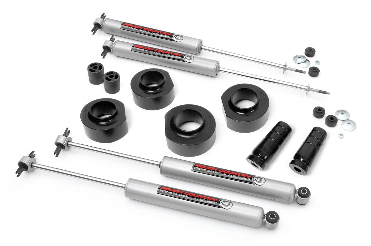 Rough Country 65030 1.5 Inch Lift Kit | N3 | Jeep Wrangler TJ (97-06)/Wrangler Unlimited (04-06) - Image 1