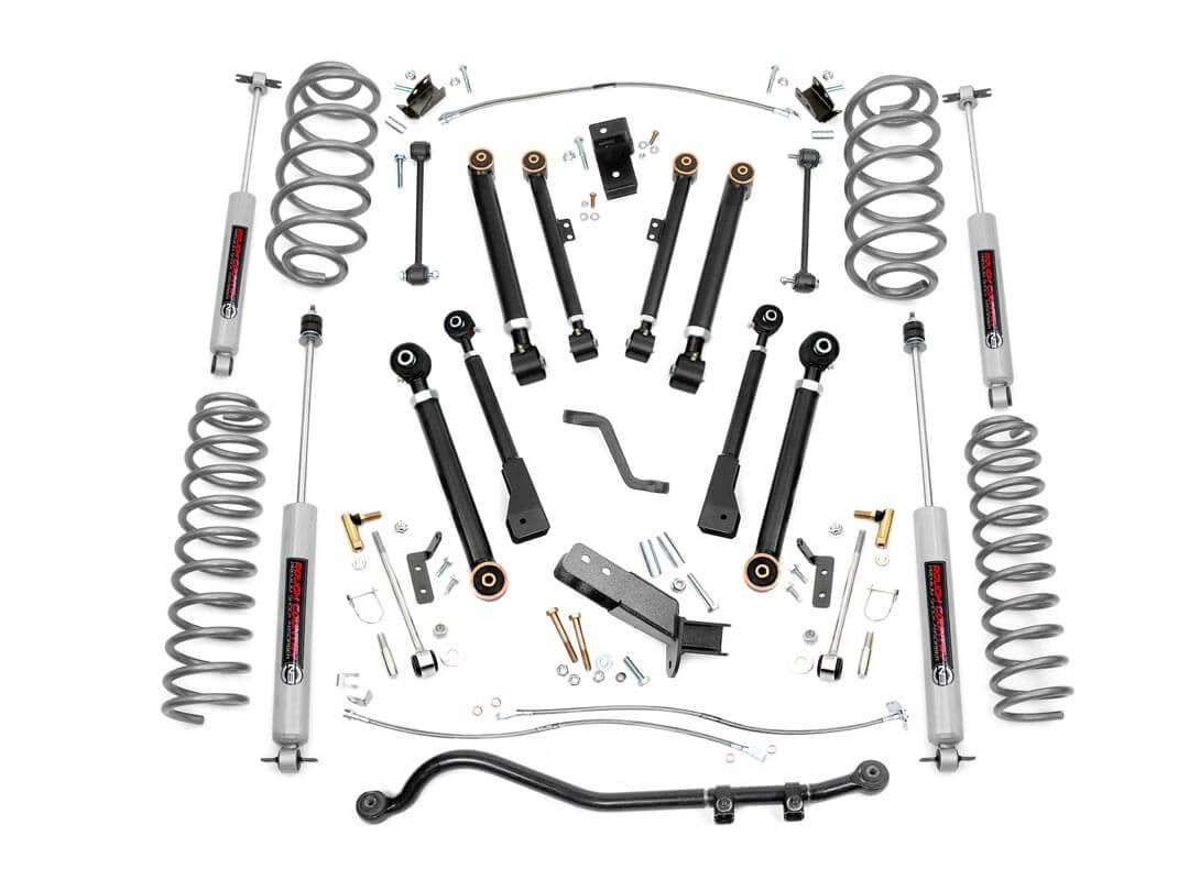 RC 4 Inch Lift Kit | X-Series | Jeep Wrangler TJ (97-06)/Wrangler Unlimited (04-06) (manufacturer page)