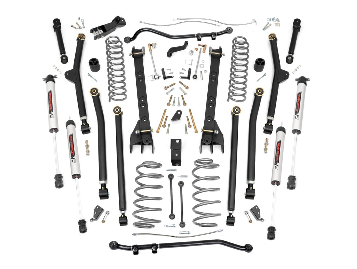 4 Inch Lift Kit | Long Arm | V2 | Jeep Wrangler TJ 4WD (1997-2006) - Susp Lift Kits 4wd (Image 1 of 5)