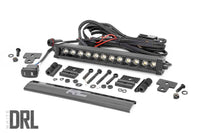 LED Light | Bumper Mount | 12" Black Single Row | White DRL | Can-Am Defender HD 8/HD 9/HD 10 - Lighting & Acc (Image 1 of 6)