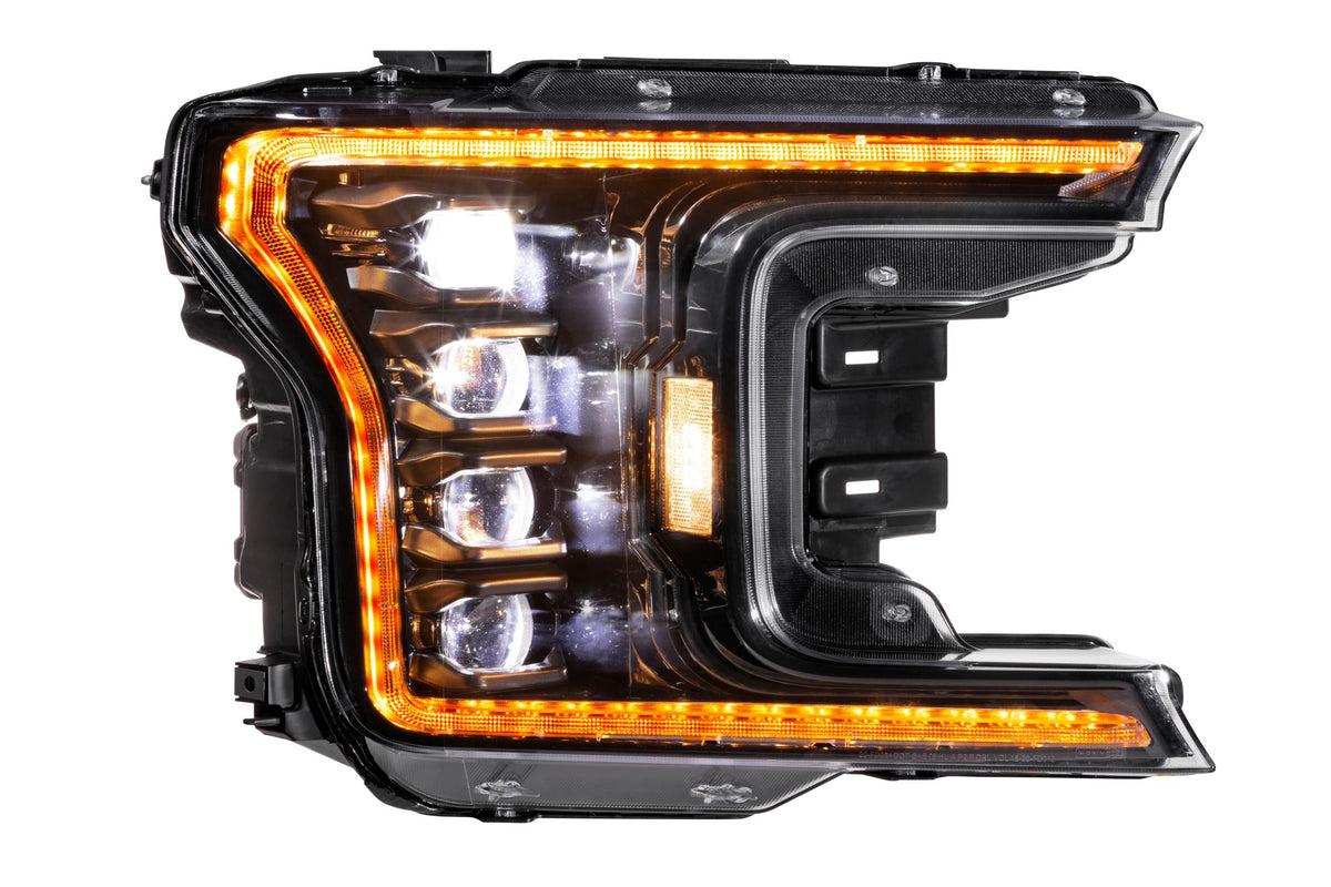 XB LED Headlights: Ford F-150 (18-20 / Amber DRL / Set) - Headlights (Image 5 of 6)