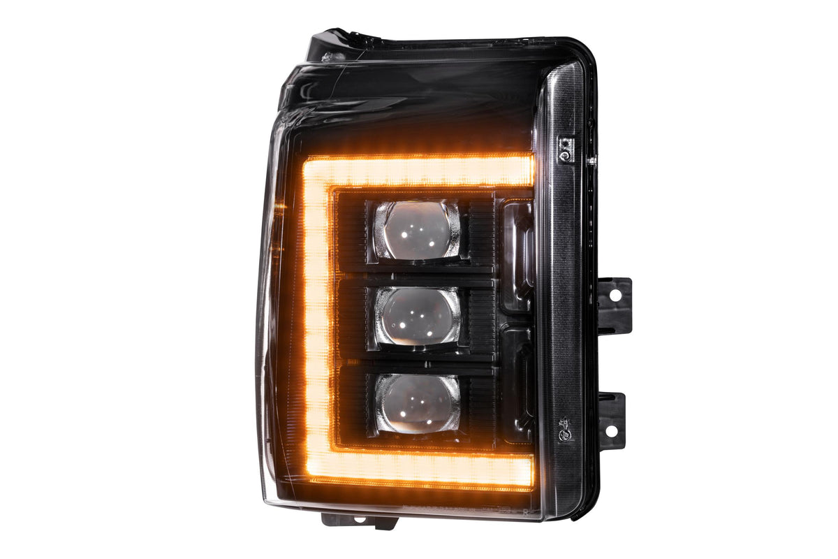 XB LED Headlights: Ford Super Duty (11-16 / Amber DRL / Set) - Headlights (Image 5 of 6)