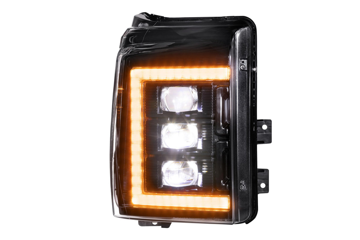 XB LED Headlights: Ford Super Duty (11-16 / Amber DRL / Set) - Headlights (Image 6 of 6)