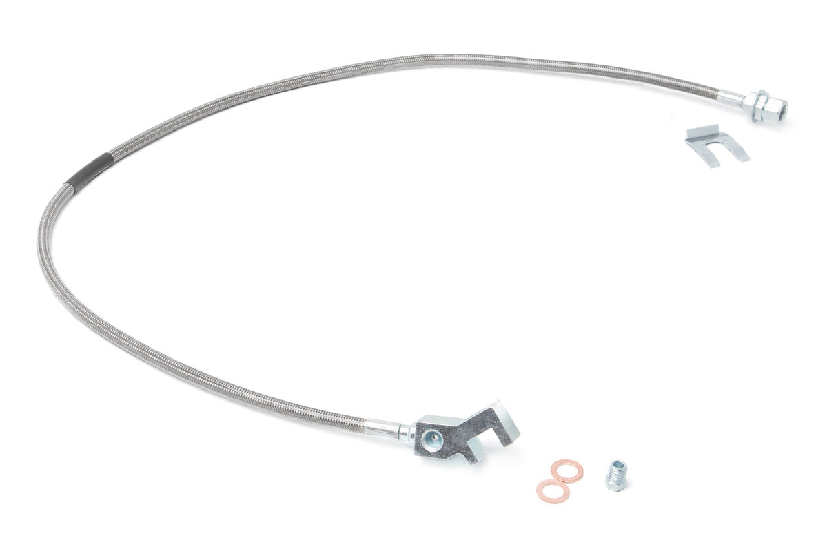 Brake Line | Stainless | Rear | 4-8 Inch Lift | Ford F-250/F-350 Super Duty (99-04) - Susp Accessories