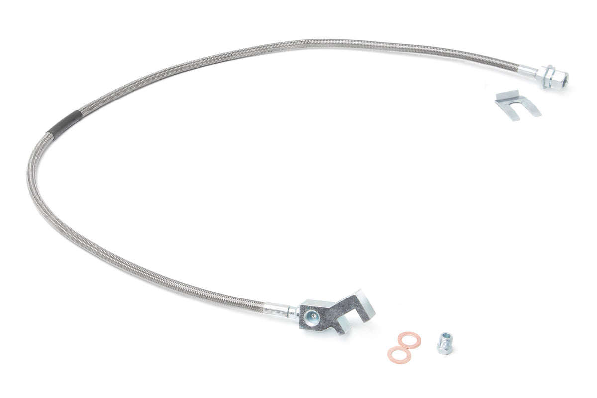 Rough Country 89713 Brake Line | Stainless | Rear | 4-8 Inch Lift | Ford F-250/F-350 Super Duty (99-04) - Image 1