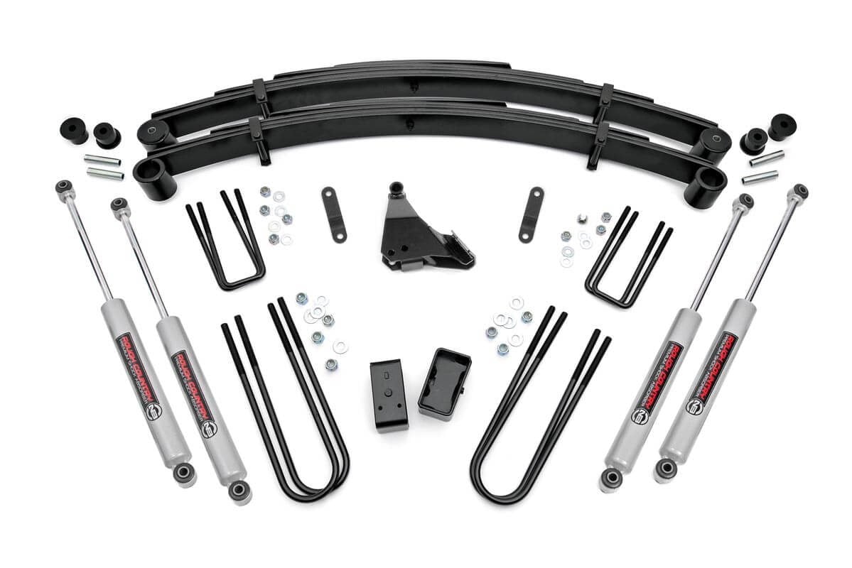 4 Inch Lift Kit | Rear Blocks | Ford F-250/F-350 Super Duty 4WD (1999-2004) - Susp Lift Kits 4wd