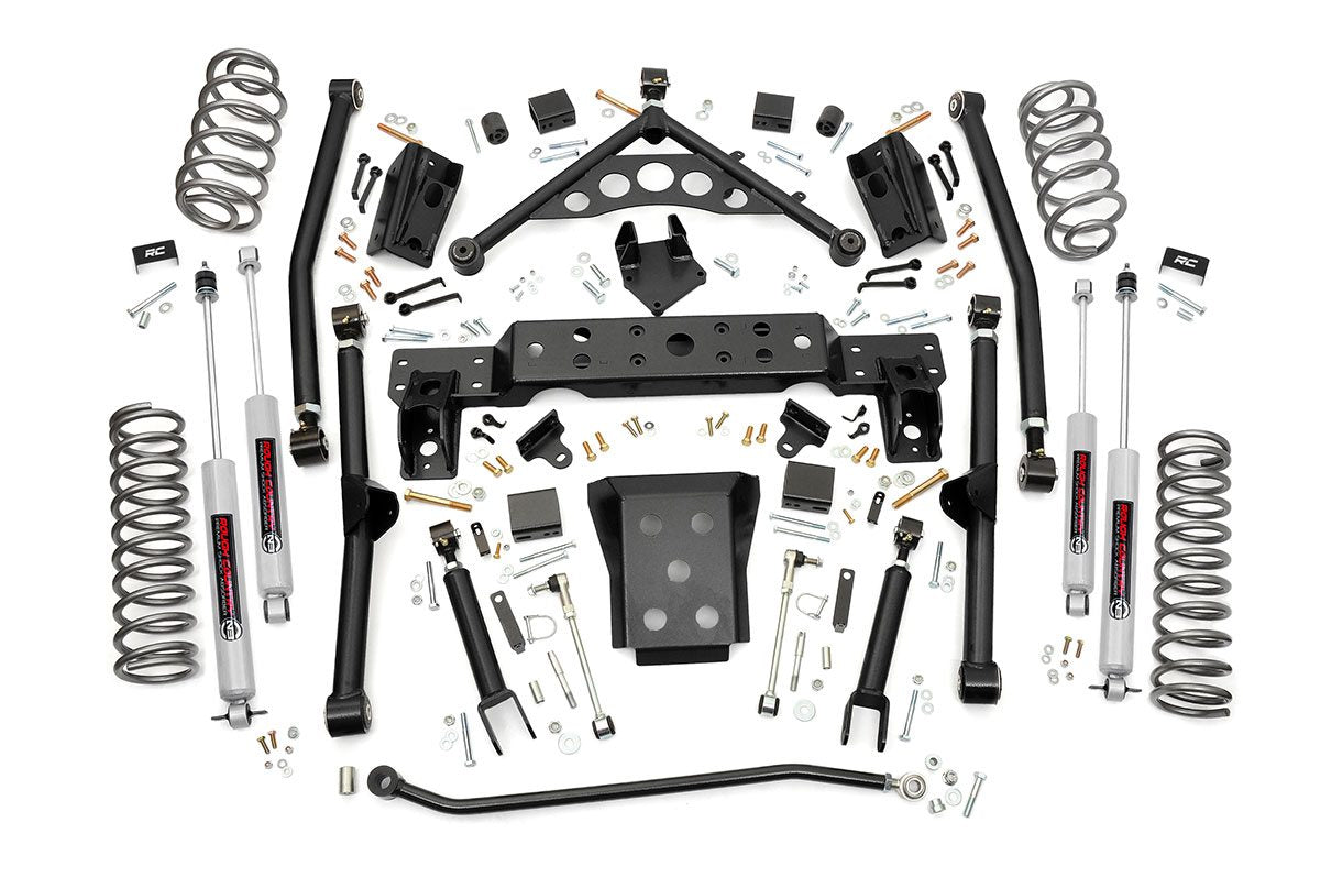 4 Inch Lift Kit | Long Arm | Jeep Grand Cherokee WJ 4WD (1999-2004) - Susp Lift Kits 4wd (Image 1 of 4)