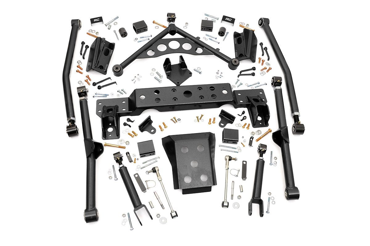 Rough Country 90900U Long Arm Upgrade Kit | 4 Inch Lift | Jeep Grand Cherokee WJ 4WD (1999-2004) - Image 1