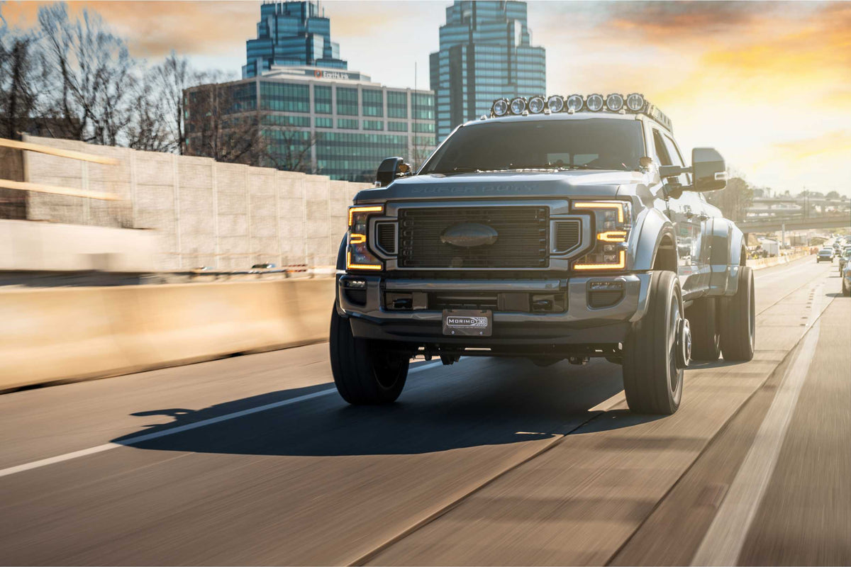 XB LED Headlights: Ford Super Duty (20-22 / Amber DRL / Set) - Headlights (Image 3 of 6)