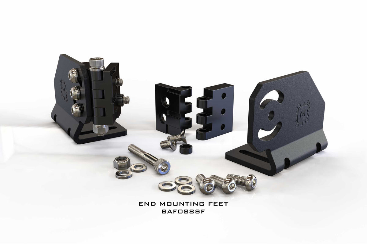 Morimoto 4Banger: Bar-End Mounting Feet (Set) - Off Road - Universal