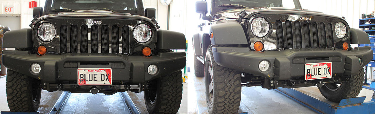 Blue Ox BX1133 1213 WRANGLER UNLIMITED MW3/MOAB(AEV TUBELESS BPR )18X24 BASEPLATE W/REMOVABLE TABS - Image 1