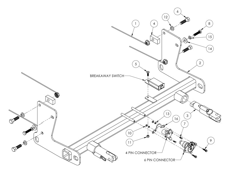 Blue Ox BX1139 BSPLT 18 JEEP WRNGLR JL - Studio View 6
