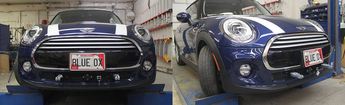 Blue Ox BX1310 1421 MINI COOPER HARDTOP/1620 CONVERTABLE(EXCL S/JCW)12X20IN BASEPLATE W/REMOVABLE TABS - Image 1