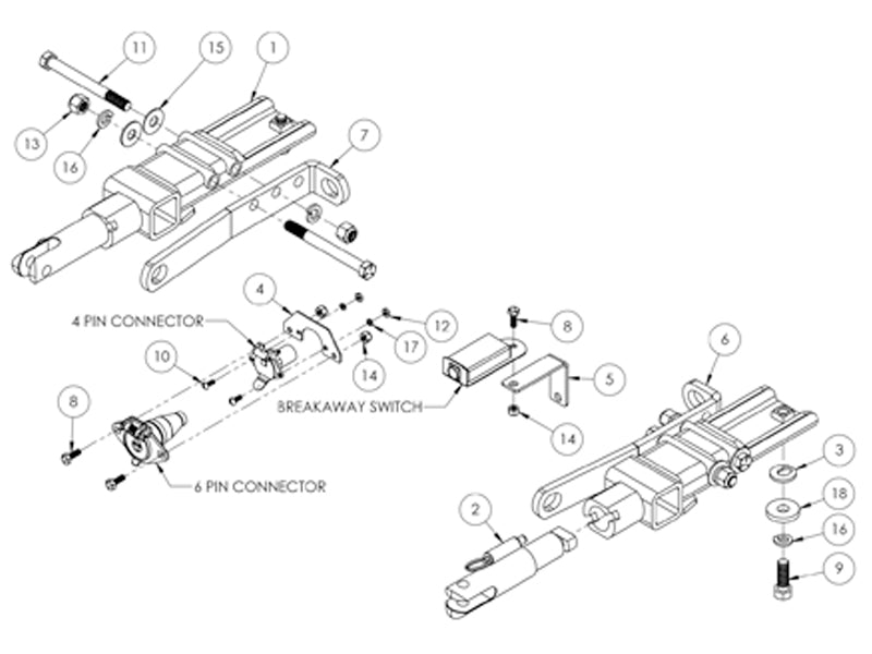 Blue Ox BX1742 1620 SUBURBAN/TAHOE(EXCL ACC)/1619 SILV/SIERRA 1500 18X32.5IN BASEPLATE W/REMOVABLE TABS - Image 5