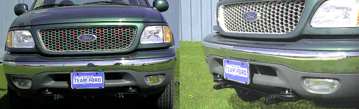 Blue Ox BX2146 19972002 FORD PICKUP F150 (4WD MOUNTS TO TOW HOOKS) BASEPLATE - Image 1