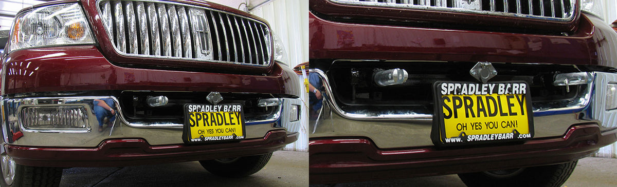 Blue Ox BX2179 20062008 LINCOLN MARK LT (2WD BUMPER WITH RECTANGULAR FOGLIGHTS) BASEPLATE - Image 1