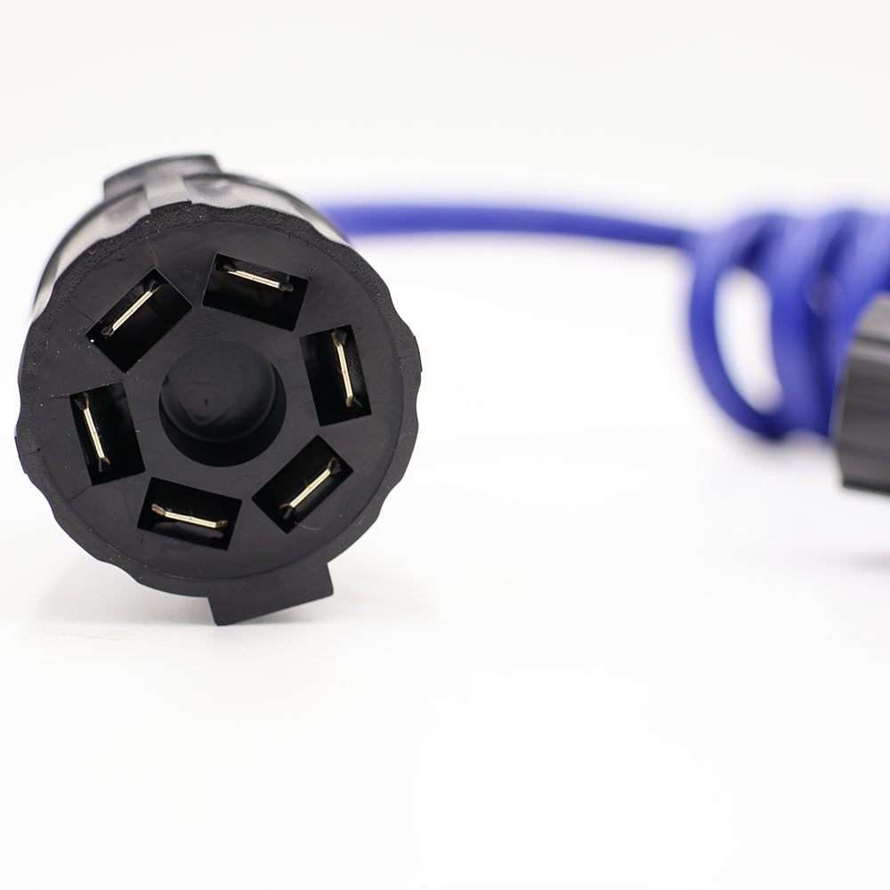 Blue Ox BX88206 Blue Ox 7-6 Coiled Electrical Cable Extension - Studio View 6