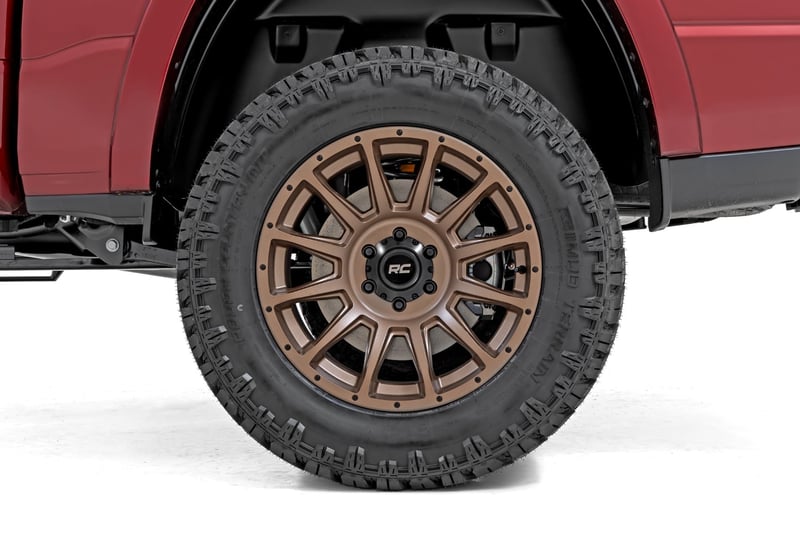 RC 90 Series Wheel | One-Piece | Gloss Black w/machined spokes | 18x9 | 6x5.5 | -12mm (manufacturer page)