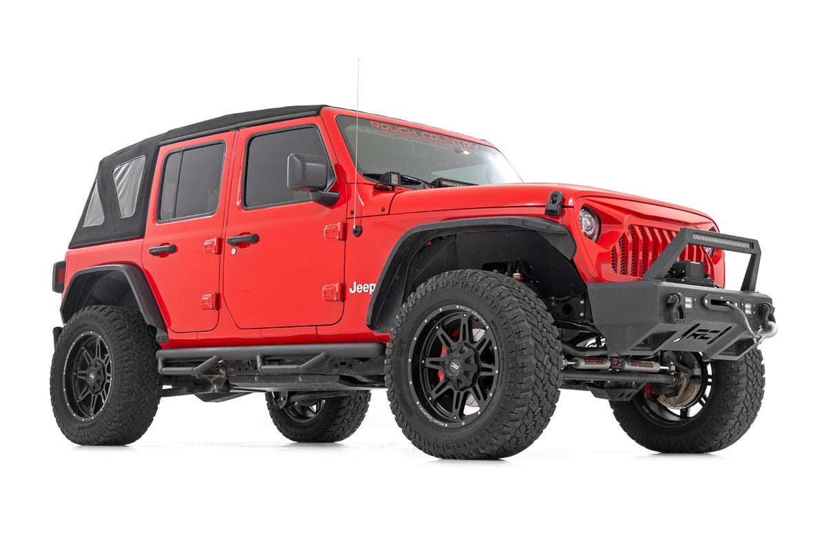 Nerf Steps | Wheel to Wheel | 4 Door | Jeep Wrangler Unlimited 4WD (18-26) - Steps & Runningboard (Image 3 of 6)
