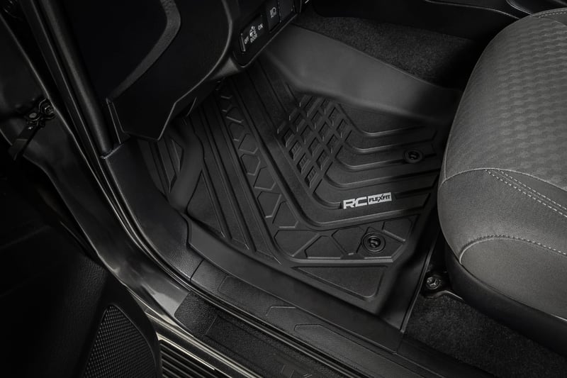 RC Flex-Fit Floor Mats | Front | Toyota Tacoma 2WD/4WD (2016-2023) (manufacturer page)